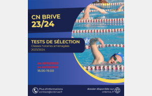 Tests de sélection classes aménagées