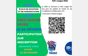 Animations à venir pour l'école de natation