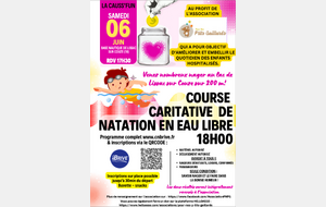 La CAUSS'FUN - course caritative le 6 juin à partir de 17h30