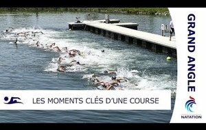 Les moments clés d'une course d'eau libre