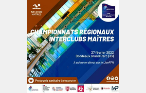 Championnat régional Interclubs des maitres bordeaux 2022