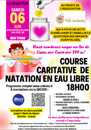 La CAUSS'FUN - course caritative le 6 juin à partir de 17h30