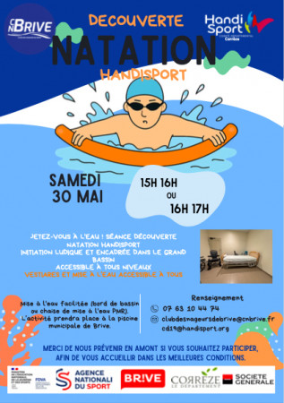 Découverte de la natation handisport