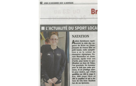 Nouvel article de presse