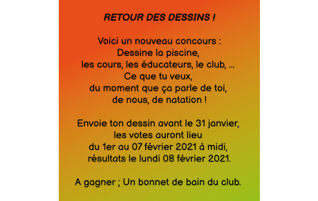 Le retour des dessins