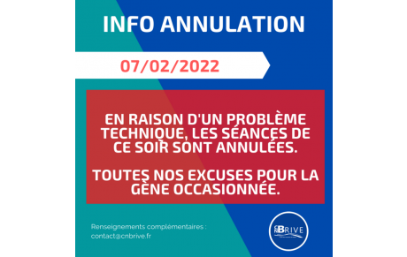 Annulation séance