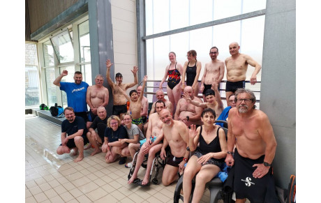 Baptême de plongée pour le groupe handinage