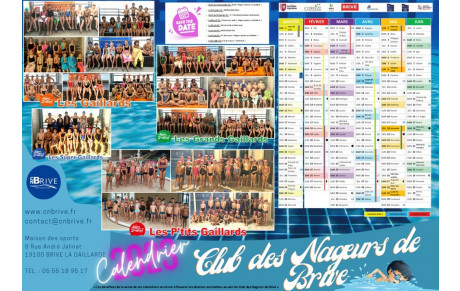 Calendrier photos des nageurs 2023
