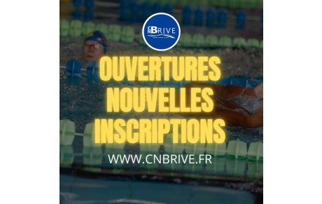 Nouvelles inscriptions 2023/2024