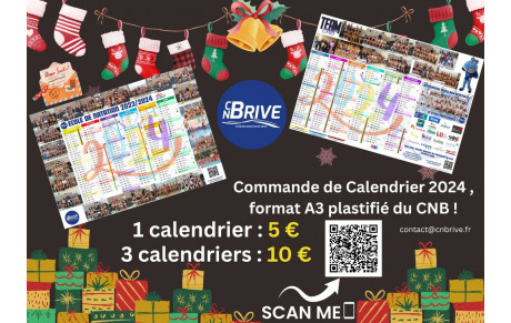 Calendrier du CNB 2024