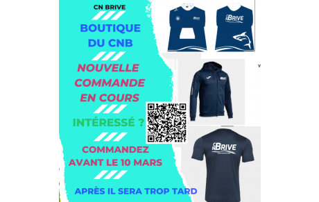 Boutique ouverte jusqu'au 10 mars
